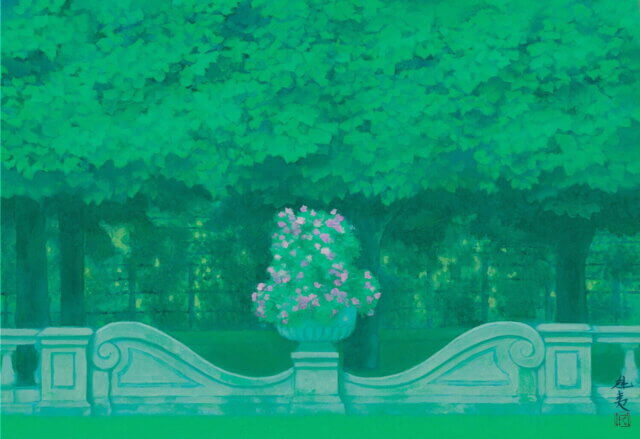 東山魁夷「緑の園」